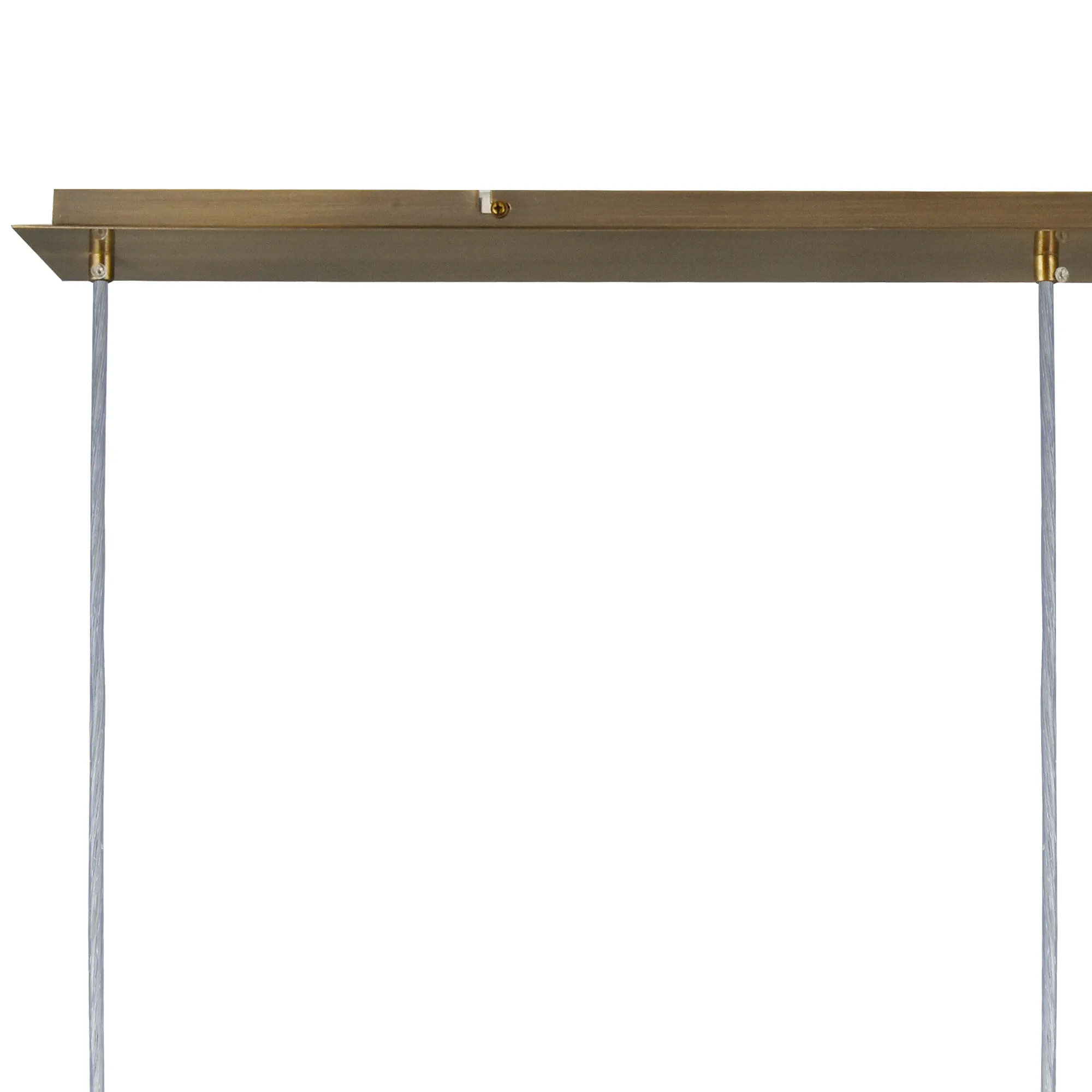 Baymont 12cm Shade 3 Light Pendant Antique Brass, Grey/White DK0774  Deco Baymont AB GR
